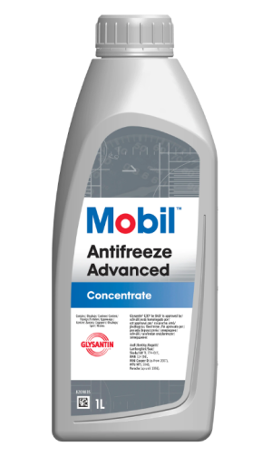 Antigel MOBIL Antifreeze Advanced G12+ 151153, rosu-violet, volum 1 litru, concentrat, Glysantin G30 – imagine produs