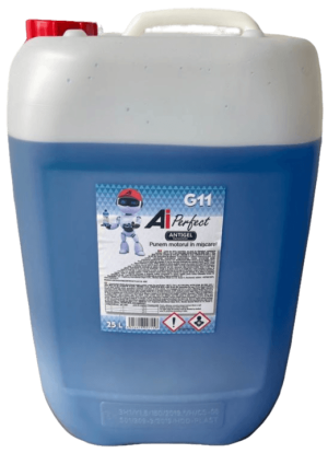 Antigel concentrat AI PERFECT G11 100AIPG1125, albastru, volum 25 litri, raport diluare 1:1, temperatura minima acceptata -32 Celsius – imagine produs