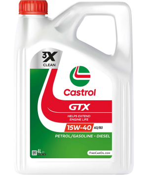 Ulei motor CASTROL GTX A3/B3 15W40 14F732, volum 4 litri, sintetic – imagine produs