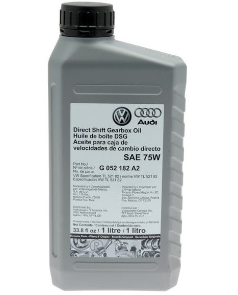 Ulei pentru cutie viteze DSG VW Group G052182A2 75W, volum 1 litru, VW TL 521 82 Ulei pentru cutie viteze DSG VW Group G052182A2 75W, volum 1 litru, VW TL 521 82 – imagine produs