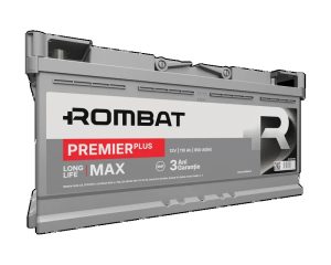 Baterie auto ROMBAT PREMIER PLUS 6102K60095, 110 Ah, 950 A, 394 x 175 x 190 mm – AutoRival | AutoRival