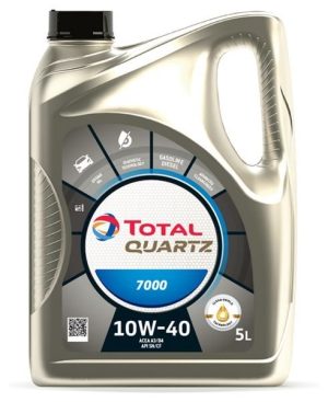 Ulei motor TOTAL Quartz 7000 10W40 216678, volum 5 litri, ACEA A3/B4, sintetic – imagine produs