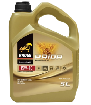 Ulei motor KROSS PRIOR 15W40 SN20041-KS-53665, multigrad, volum 5 litri, mineral – imagine produs