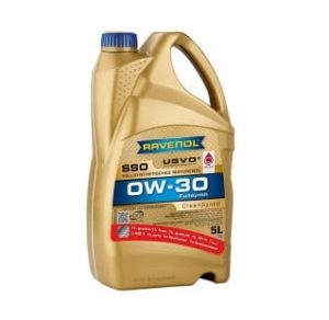 Ulei motor RAVENOL SSO 0W30 USVO Promo 4+1 1111100-A05, volum 5 litri, sintetic – imagine produs