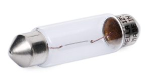 Bec semnalizator HELLA 8GM 002 091-131, 12V, 10W, soffite, SV8.5-8, halogen, comanda minima 10 bucati – imagine produs