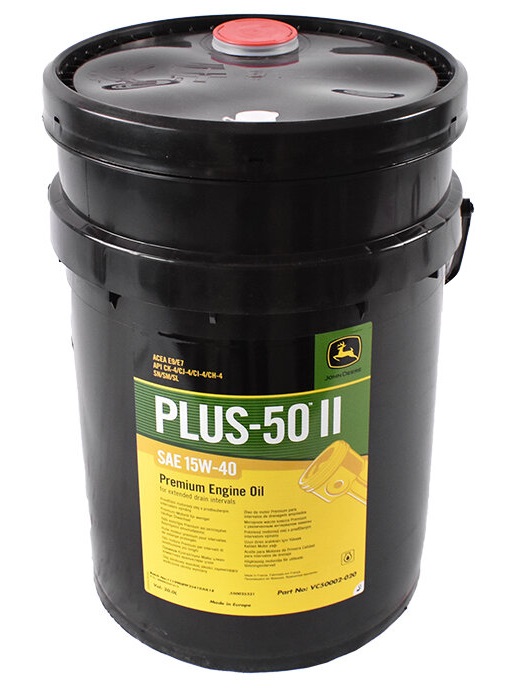 Ulei motor JOHN DEERE Plus-50 II 15W40 E9 VC50002X020, volum 20 litri, mineral Ulei motor JOHN DEERE Plus-50 II 15W40 E9 VC50002X020, volum 20 litri, mineral – imagine produs