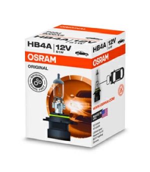 Bec far faza lunga OSRAM Original 9006XS, tip HB4A, tensiune 12V, putere 51W, soclu P22d – imagine produs