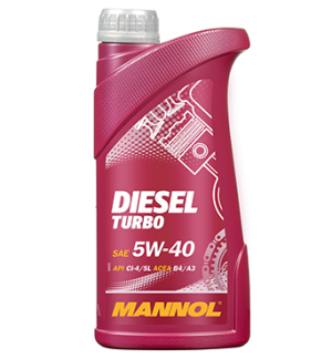 Ulei motor MANNOL Diesel Turbo 5W40 MN7904-1, volum 1 litru, sintetic – imagine produs