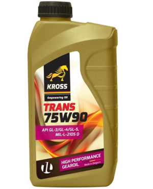 Ulei transmisie KROSS TRANS 75W90 P40071-KRO001, volum 1 litru – imagine produs