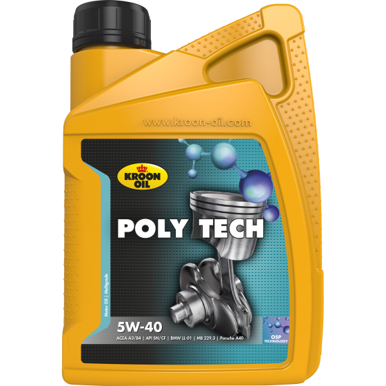 Ulei motor KROON OIL PolyTech 5W40 36139, volum 1 litru, full sintetic Ulei motor KROON OIL PolyTech 5W40 36139, volum 1 litru, full sintetic – imagine produs