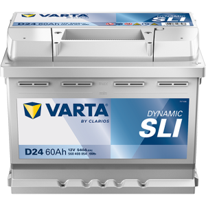 Baterie auto VARTA Dynamic SLI D24 560408054K262, 12 V, 60 Ah, 540 A, 242x175x190 mm – AutoRival | AutoRival