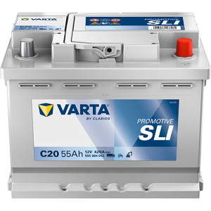 Baterie auto VARTA ProMotive SLI C20 555064042K182, tensiune 12 V, amperaj 55 Ah, curent pornire 420 A – imagine produs