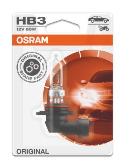 Bec far faza lunga 12 V, HB3 60 W, original, blister, 1 bucata, OSRAM 9005-01B – imagine produs