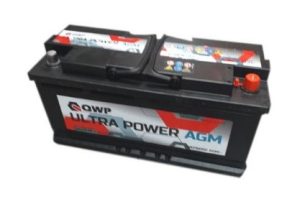 Baterie auto QWP Ultra Power AGM WEP6050 AGM, tensiune 12 V, amperaj 105 Ah, curent pornire 910 A – imagine produs