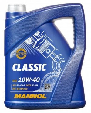 Ulei motor MANNOL Classic 10W40 MN7501-5, volum 5 litri, sintetic – imagine produs