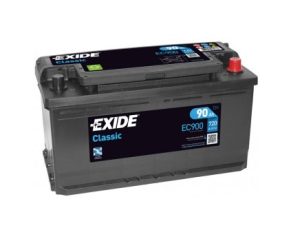 Baterie auto EXIDE Classic EC900, tensiune 12 V, amperaj 90 Ah, curent pornire 720 A – AutoRival | AutoRival