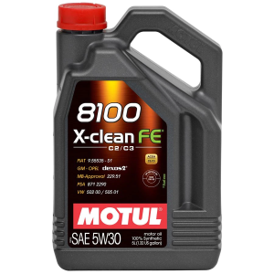Ulei motor MOTUL 8100 X-CLEAN FE 5W30, volum 5 litri, sintetic – imagine produs