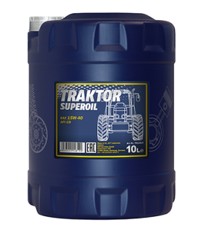 Ulei motor MANNOL Traktor Superoil 15W40 MN7406-10, volum 10 litri, mineral – imagine produs