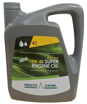 Ulei motor DEUTZ FAHR SUPER ENGINE OIL 15W40, volum 4 litri, mineral – imagine produs