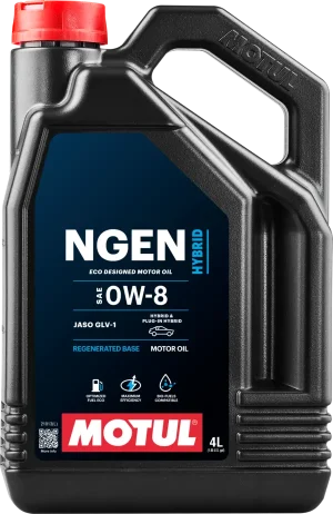 Ulei motor MOTUL NGEN HYBRID 0W8 111845, volum 4 litri, sintetic – imagine produs