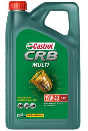 Ulei motor CASTROL CRB MULTI CI-4/E7 15W40 15BA22, volum 5 litri, mineral – imagine produs