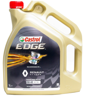 Ulei motor CASTROL EDGE Renault F1 0W40 RN17 RSA 7711943670, volum 5 litri, sintetic – imagine produs