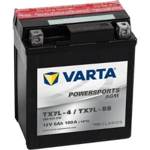Baterie moto VARTA POWERSPORTS AGM 506014010 I314, 12 V, 6 Ah, 100 A, 114x71x131 mm – imagine produs