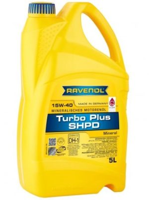 Ulei motor RAVENOL Turbo-Plus SHPD 15W40 1123115-005, volum 5 litri, mineral – imagine produs