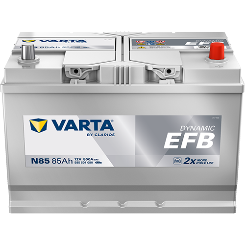 Baterie auto VARTA Dynamic EFB N85 585501080K262, 12 V, 85 Ah, 800 A, 306x173x218.5 mm Baterie auto VARTA Dynamic EFB N85 585501080K262, 12 V, 85 Ah, 800 A, 306x173x218.5 mm – imagine produs