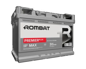 Baterie auto ROMBAT PREMIER PLUS 5752K30075, 75 AH, 750 A,12 V, 278 x 175 x 190 mm – AutoRival | AutoRival
