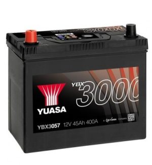 Baterie auto YUASA 3000 YBX3057 ASIA, 12 V, 45 Ah, 400 A, 238 x 129 x 225 mm, borna inversa stanga + Baterie auto YUASA 3000 YBX3057 ASIA, 12 V, 45 Ah, 400 A, 238 x 129 x 225 mm, borna inversa stanga + – imagine produs