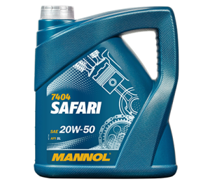 Ulei motor MANNOL Safari 20W50 MN7404-4, volum 4 litri – imagine produs