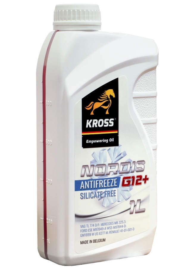 Antigel concentrat KROSS Nordis G12+ P81011-KRO001, volum 1 litru, roz Antigel concentrat KROSS Nordis G12+ P81011-KRO001, volum 1 litru, roz – imagine produs