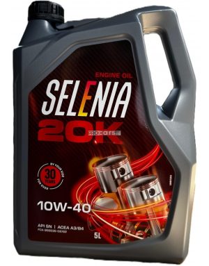 Ulei motor SELENIA 20K 10W40, volum 5 litri, sintetic – imagine produs