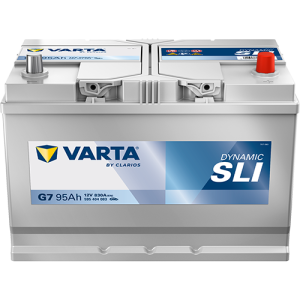 Baterie auto VARTA Dynamic SLI G7 595404083K262, 12 V, 95 Ah, 830 A, Asia, borna normala, 306x173x225 mm – imagine produs