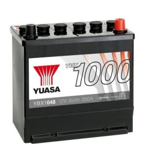 Baterie auto YUASA 1000 YBX1048 CA-CA CLASIC, 12 V, 45 Ah, 350 A, 220 x 135 x 225 mm, borna normala dreapta + – imagine produs