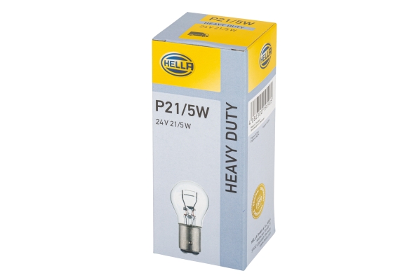 Bec auto semnalizator HELLA HEAVY DUTY 8GD 002 078-241, tensiune 24V, putere 21/5W, P21/5W, conector BAY15d, halogen, comanda minima 10 bucati Bec auto semnalizator HELLA HEAVY DUTY 8GD 002 078-241, tensiune 24V, putere 21/5W, P21/5W, conector BAY15d, halogen, comanda minima 10 bucati – imagine produs