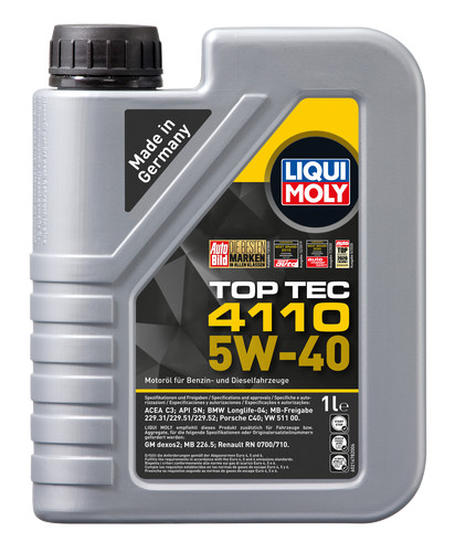 Ulei motor LIQUI MOLY Top Tec 4110 5W40 21478, volum 1 litru, sintetic Ulei motor LIQUI MOLY Top Tec 4110 5W40 21478, volum 1 litru, sintetic – imagine produs