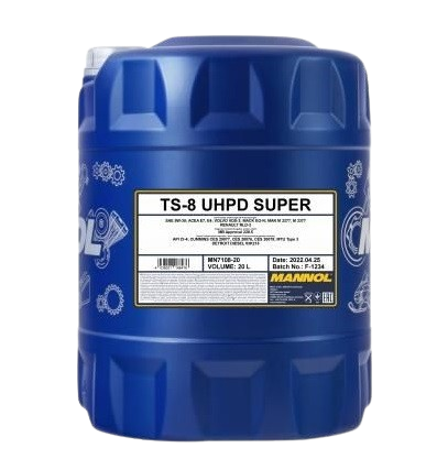 Ulei motor MANNOL TS-8 SUPER UHPD 5W30 MN7108-20, volum 20 litri, sintetic Ulei motor MANNOL TS-8 SUPER UHPD 5W30 MN7108-20, volum 20 litri, sintetic – imagine produs
