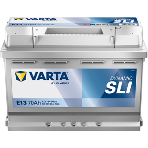 Baterie auto VARTA Dynamic SLI E13 570409064K262, 12 V, 70 Ah, 640 A, 278x175x190 mm – AutoRival | AutoRival