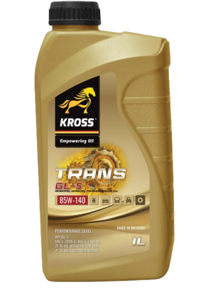 Ulei transmisiile manuale hipoide KROSS TRANS GL-5 85W140 SN40201-KS-19588, volum 1 litru, mineral – imagine produs