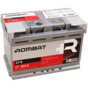 Baterie auto ROMBAT EFB Start-Stop 5701130076, 70 Ah, 760 A, 12 V, 278 x 175 x 190 mm – AutoRival | AutoRival