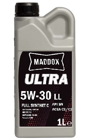 Ulei motor MADDOX ULTRA 5W30 LL C3, volum 1 litru, sintetic Ulei motor MADDOX ULTRA 5W30 LL C3, volum 1 litru, sintetic – imagine produs