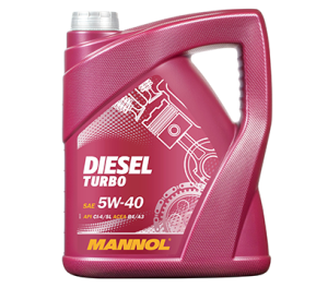 Ulei motor MANNOL Diesel Turbo 5W40 MN7904-5, volum 5 litri, sintetic – imagine produs