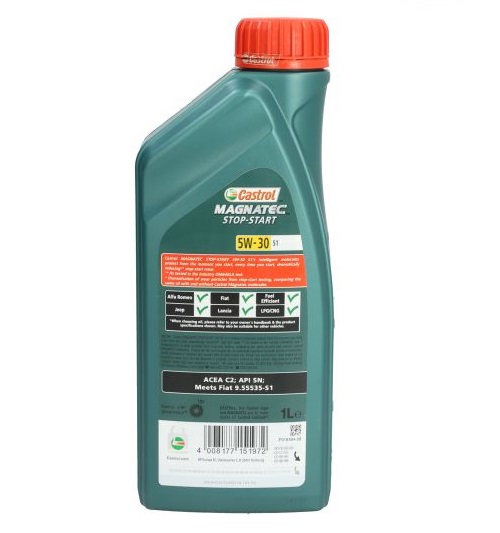 Ulei motor CASTROL Magnatec Stop-Start S1 5W30 15B554, volum 1 litru, sintetic Ulei motor CASTROL Magnatec Stop-Start S1 5W30 15B554, volum 1 litru, sintetic – imagine produs