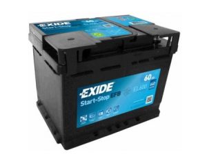 Baterie auto EXIDE Premium Start-Stop EFB EL600, 12 V, 60 Ah, 640 A, 242x175x190 mm – AutoRival | AutoRival