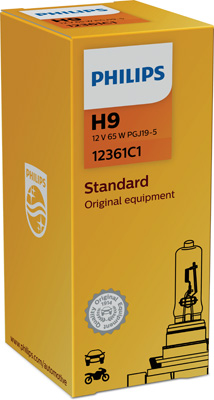 Bec far principal H9 PGJ19-5 65W 12 V, Vision PHILIPS 12361C1 – imagine produs