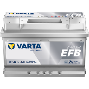 Baterie auto VARTA Dynamic Start-Stop EFB D54 565500065K262, 12 V, 65 Ah, 650 A, 278x175x175 mm – imagine produs