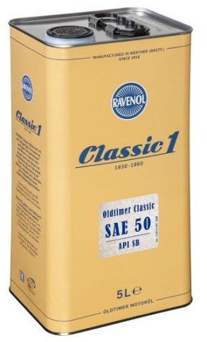 Ulei motor RAVENOL Oldtimer Classic 50 API SB 1118115-005, volum 5 litri – imagine produs
