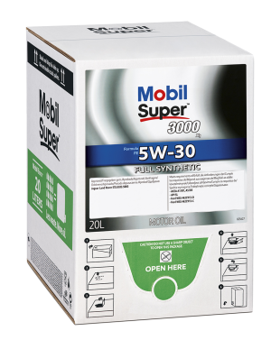 Ulei motor MOBIL Super 3000 Formula FE 5W30, volum 20 litri, sintetic, ambalaj cutie – imagine produs